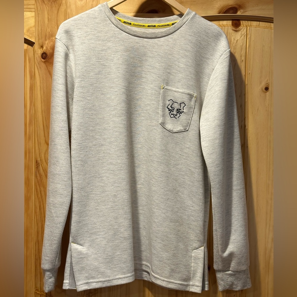 Onitsuka Tiger Heather Gray Sweatshirt